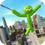 绿色火柴人城市英雄手机版