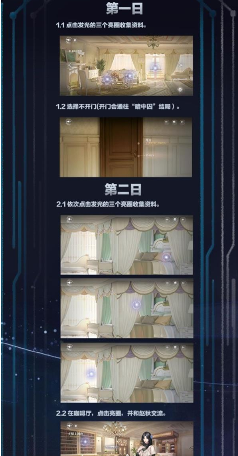 世界之外第一章攻略 - 残酷节目探索线索详解