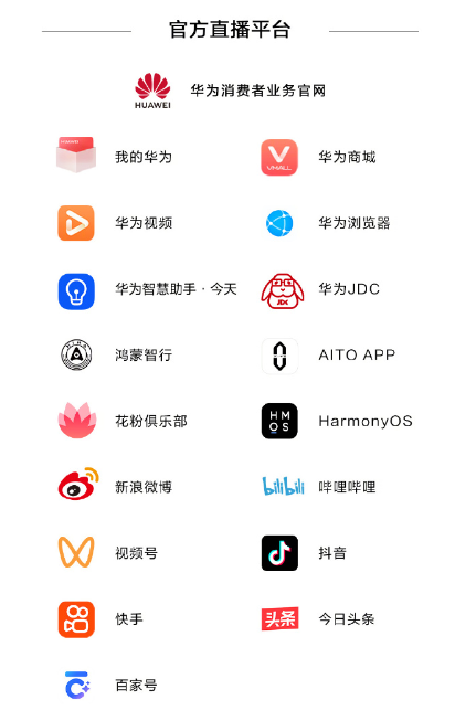 华为见非凡发布会观看平台介绍