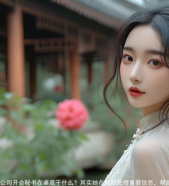 公司开会秘书在桌底干什么？其实她在默默处理重要信息，帮助会议顺利进行！