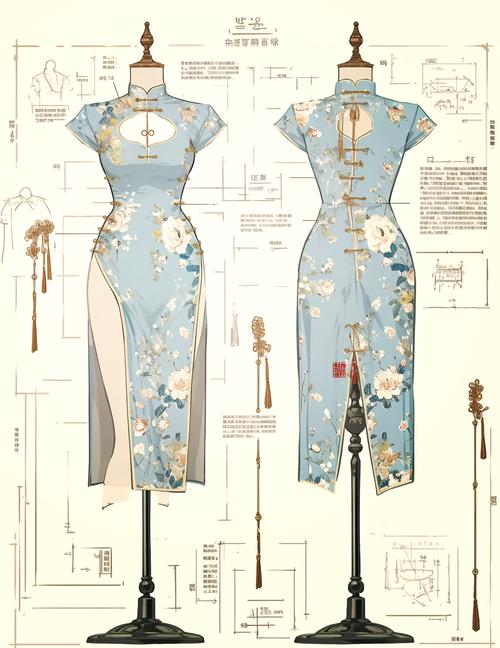 旗袍绑带艺术解析：传统服饰文化中的设计灵感与搭配技巧