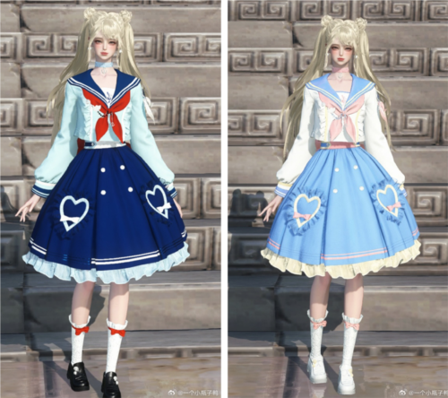 逆水寒春日航海JK穿搭爆火解析：百元级时装如何引爆玩家二创热潮？