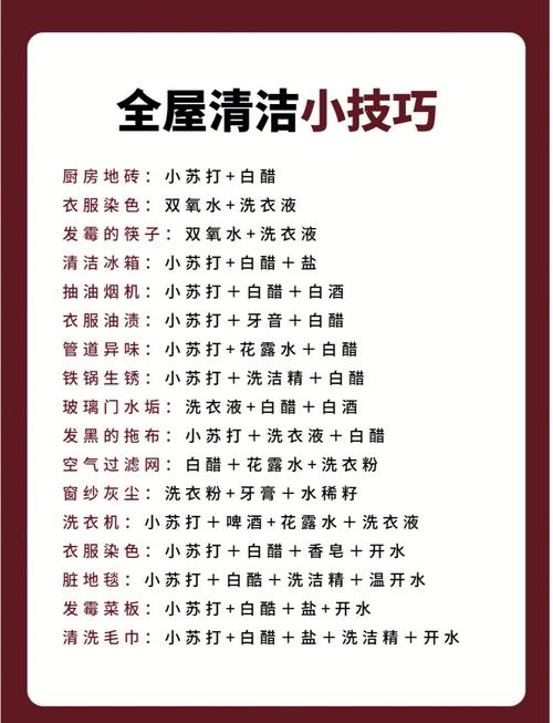 家庭清洁妙招：无限获取免费环保污物处理方案，省心又省钱