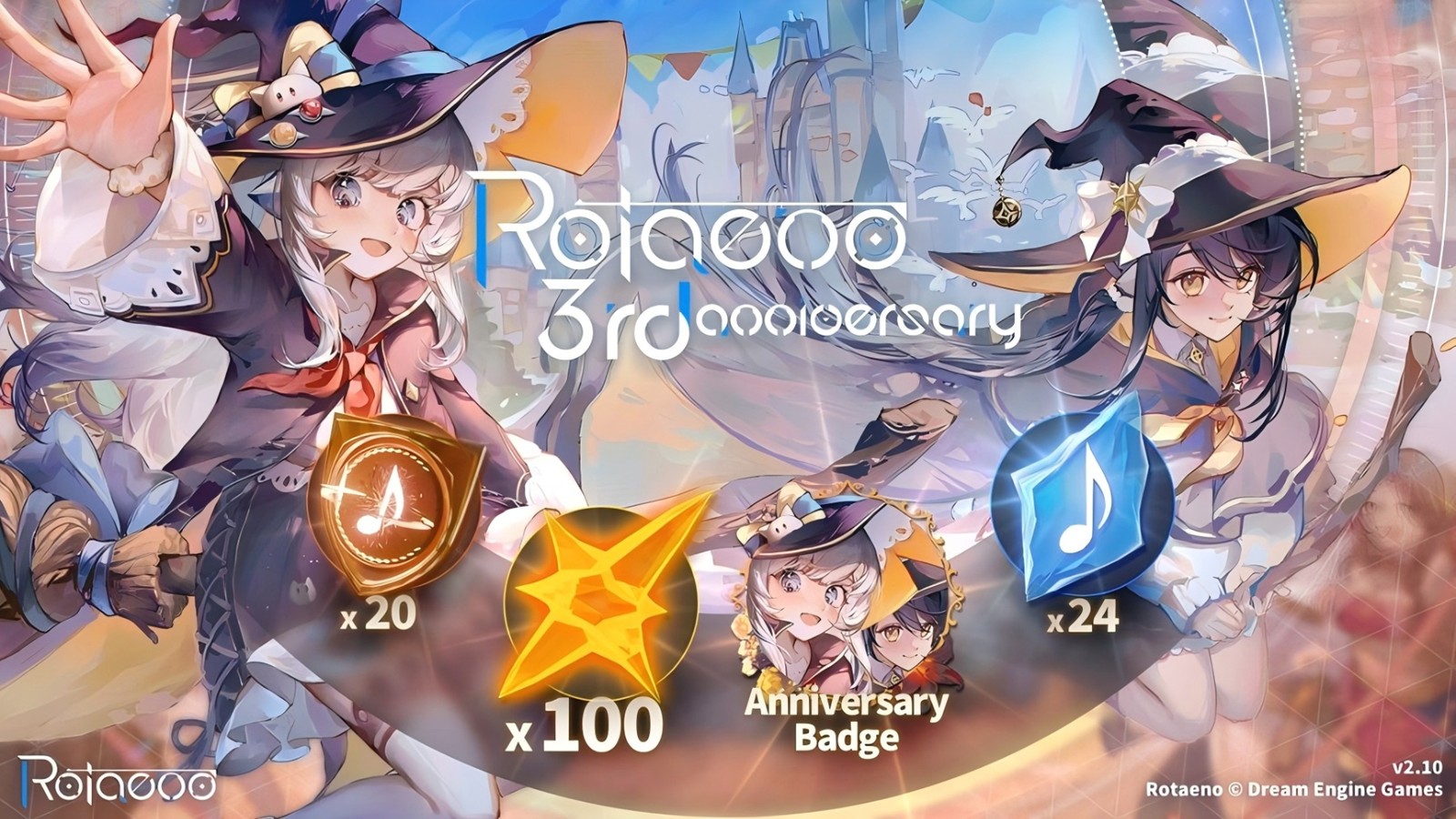 《旋转音律》周年庆典迎来三载华诞,游戏免费开放下载,新曲新活动让您乐享其中! 《旋转音律》周年庆典迎来三载华诞,游戏免费开放下载,新曲新活动让您乐享其中!