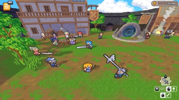 像素风格的游戏《锻冶屋与地下城》正式登陆Steam平台，开启打造专属神器的新篇章！