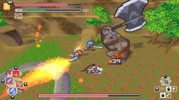 像素风格的游戏《锻冶屋与地下城》正式登陆Steam平台，开启打造专属神器的新篇章！