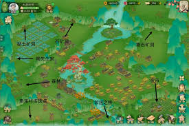 桃源记2地图中的资源点与商人布置位置详解-掌握桃源记2中关键的资源点与商人所在区域

