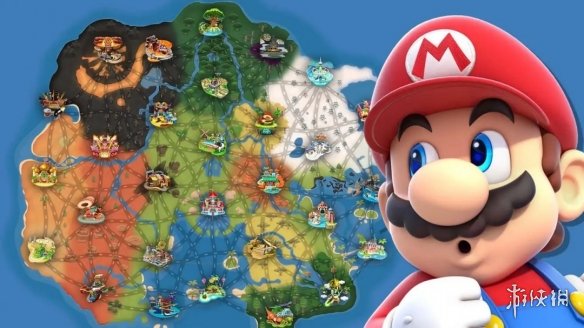 《马里奥赛车世界》的地图面积令人震惊，远远超越了《三男一狗》的范围吗？

