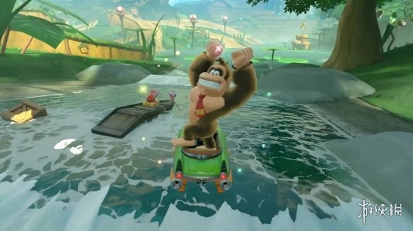 《马里奥赛车世界》的地图面积令人震惊，远远超越了《三男一狗》的范围吗？

