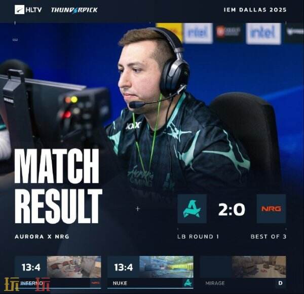 CS2 IEM达拉斯小组赛第二天的比赛结果出炉！在比赛中，Legacy不敌强敌，遗憾被提前淘汰出局