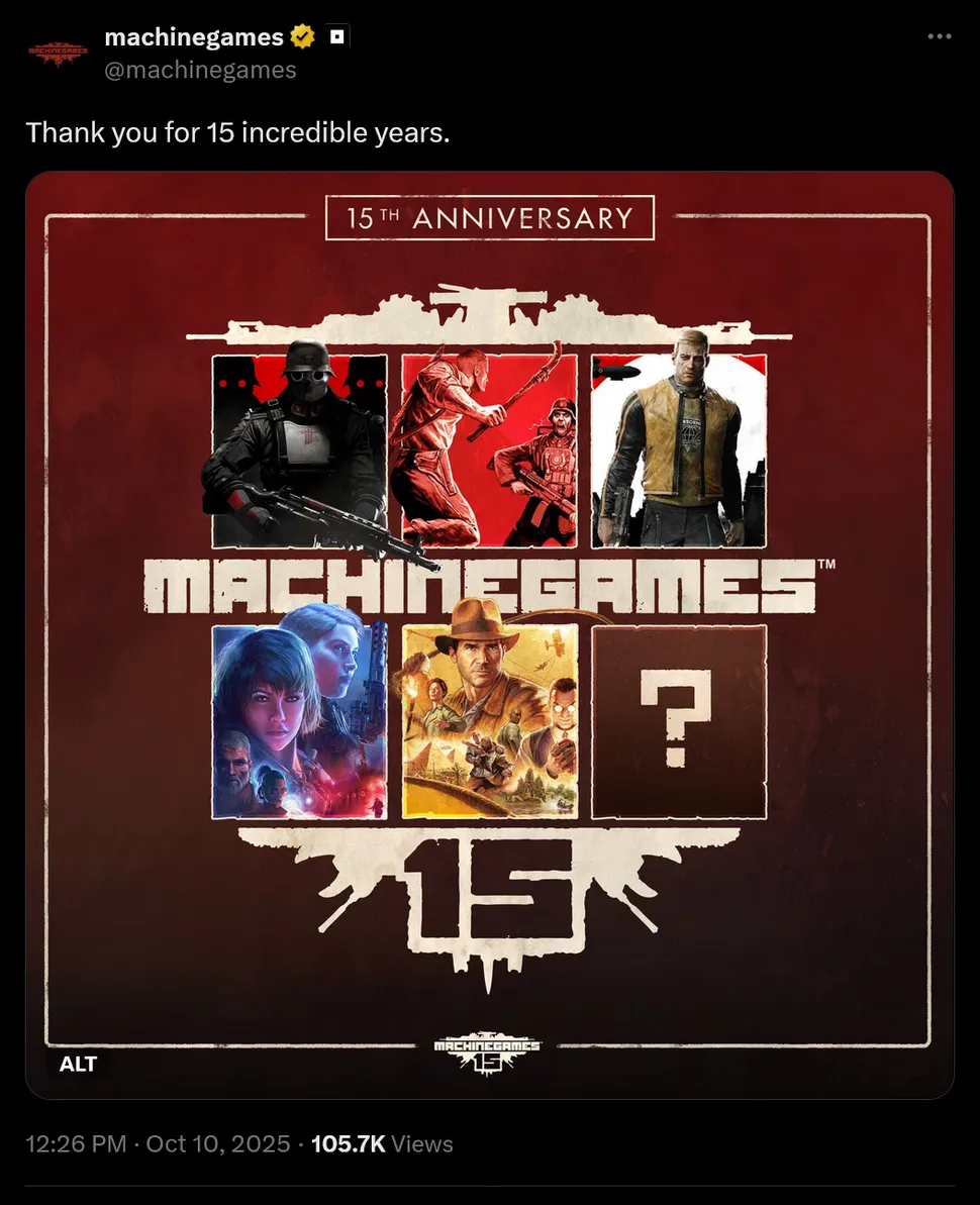 机械团队庆祝成立十五周年之际,有关德军总部系列新作的猜测再次升温,似乎暗示着第三部作品即将面世? 机械团队庆祝成立十五周年之际,有关德军总部系列新作的猜测再次升温,似乎暗示着第三部作品即将面世?