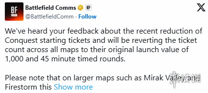 游侠早报:官方撤销《战地6》征服模式调整!《ARC Raiders》同时在线人数突破18.9万大关 游侠早报:官方撤销《战地6》征服模式调整!《ARC Raiders》同时在线人数突破18.9万大关