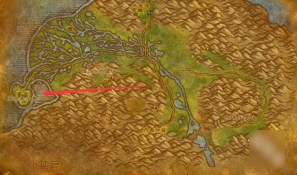 关于魔兽世界中千针石林的前往路线，以下是详细的指导方法

