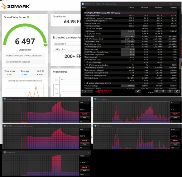 来自海外的技术高手对RTX 4090笔记本进行了大规模改造，其性能几乎达到了RTX 5090的水平！