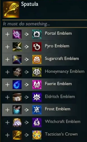 云顶之弈S12中的转职合成表详解—详细介绍云顶S12转职公式及其生成方式