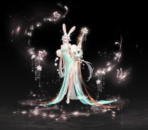 新兔报道_喜迎新春_《魔域手游》兔年兽原画首次曝光！