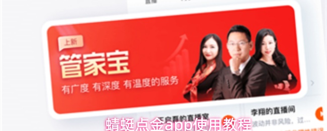 蜻蜓点金应用的操作指南
