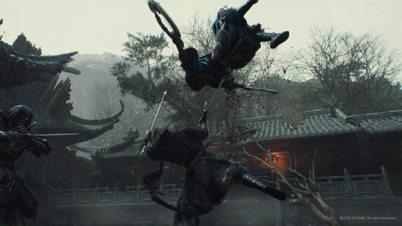 《影之刃零》最新曝光的游戏截图发布：动作犀利迅猛，腾空斩杀！ 
