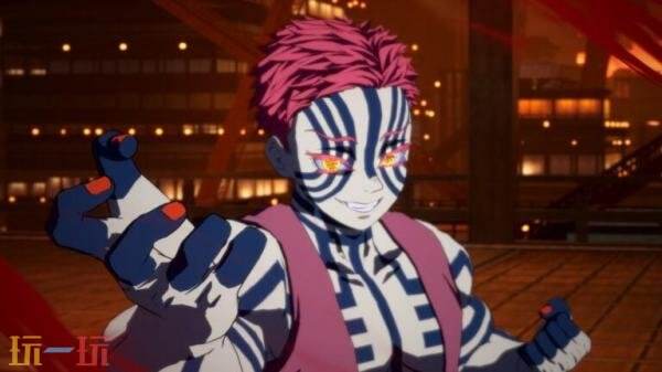 《鬼灭之刃：火之神血风谭2》添加的新角色“猗窩座（无限城篇）”的预告片正式公布。 

