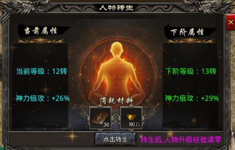 《小鱼传奇》中的转生系统攻略详解