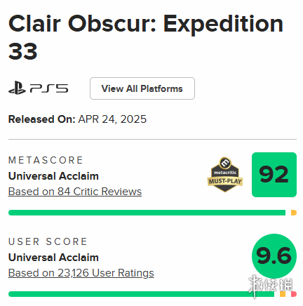 《光与影》开发团队：目标为M站80分，意外成为年度黑马！