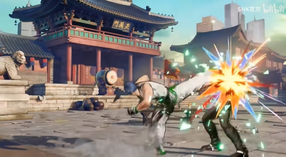 《饿狼传说：群狼之城》的最新DLC人物“金在勋”正式揭幕，预计于明日上线！ 

