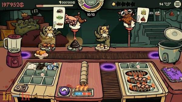 肉鸽风格的餐厅模拟游戏《哥布林寿司》已于2月9日以预览版的形式在PC平台上线 

