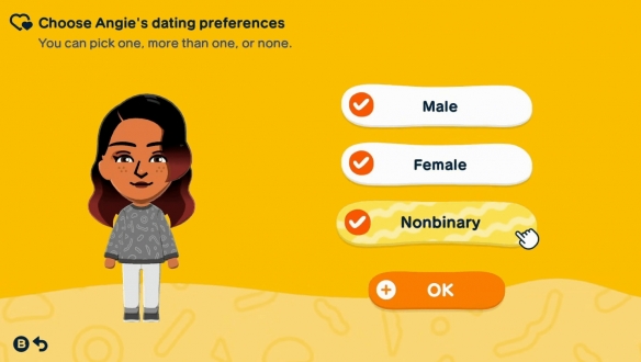 深受LGBT群体喜爱的游戏！任天堂最新作引入非二元性别与多样化的性取向设定