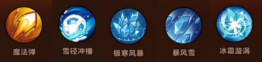 《剑与黎明》关于冰属性技能的搭配指南