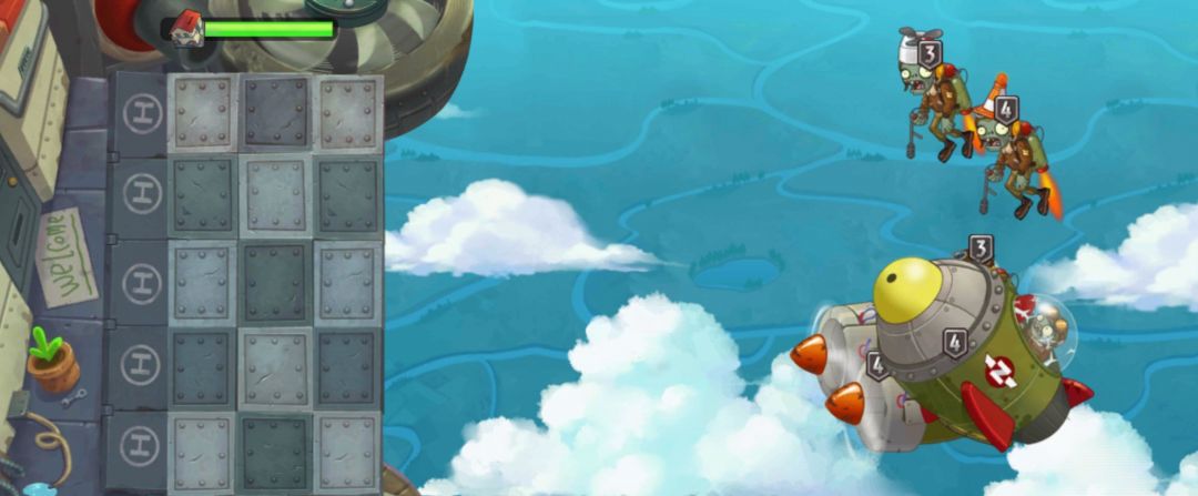 《植物大战僵尸2》第九关：天空之城的挑战及应对策略