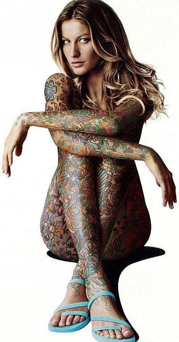 日本大胆人体艺术