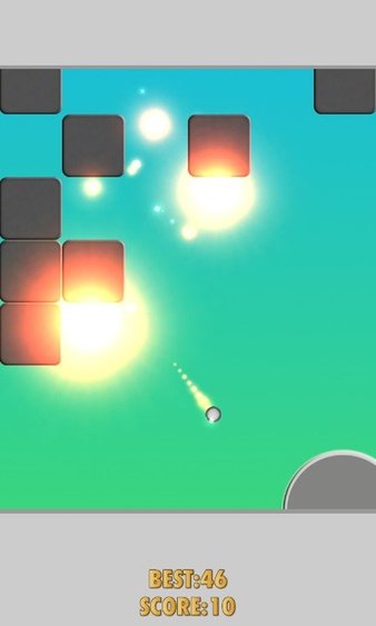 弹球击碎砖块的游戏