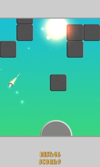 弹球击碎砖块的游戏