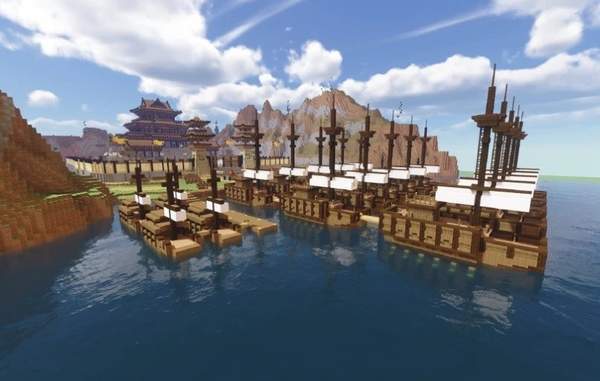 我的世界三国赤壁全建筑