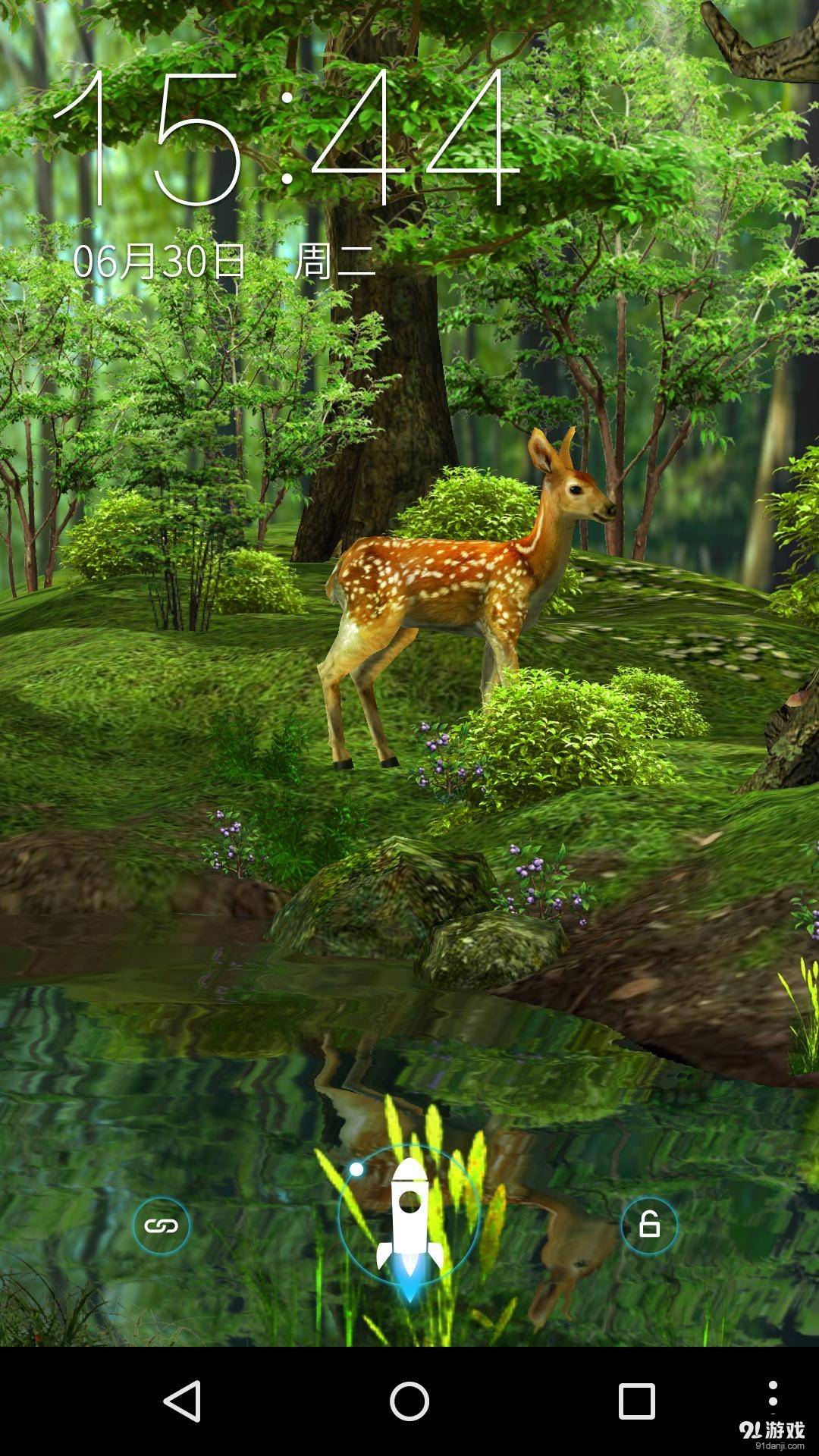 3D晨光森林：梦象动态壁纸