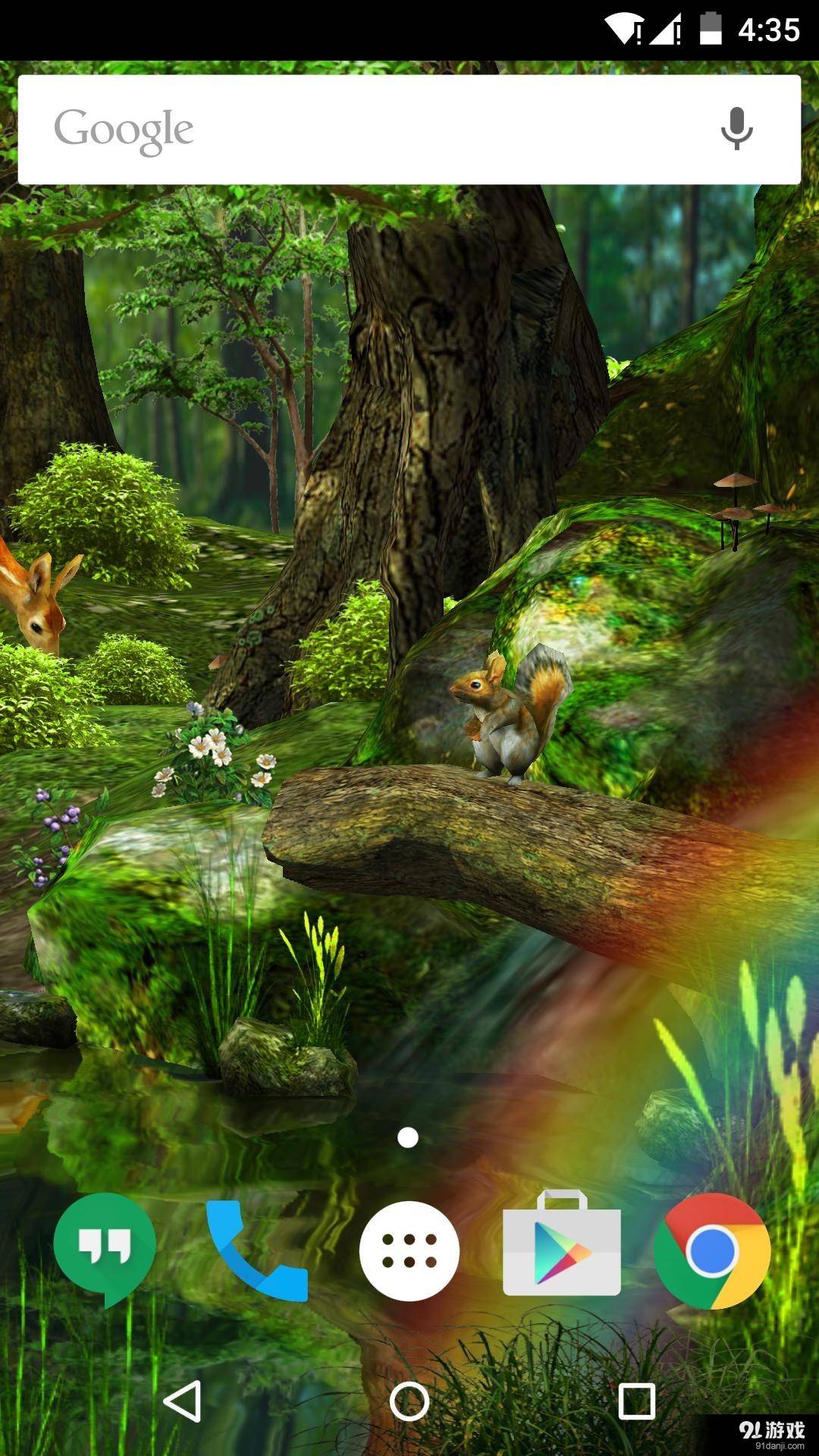 3D晨光森林：梦象动态壁纸