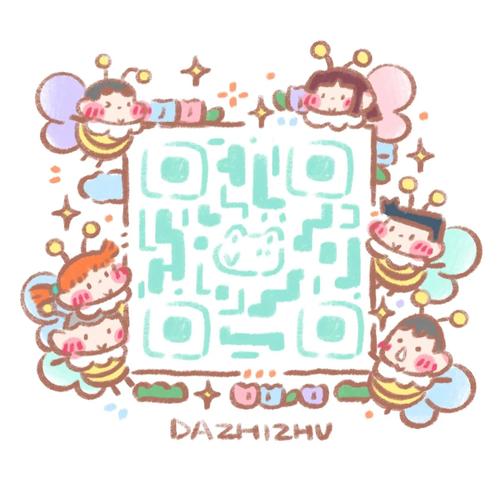 小可爱二维码卡哇伊