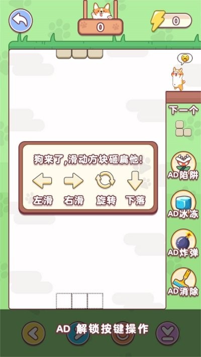 狗狗玩砖块先行服